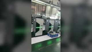 máy in flexo có bộ cuộn và cuộn lại không ngừng
