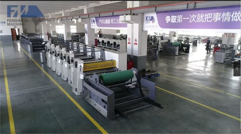 Máy in tự động hai động cơ servo điều khiển đơn vị loại máy in