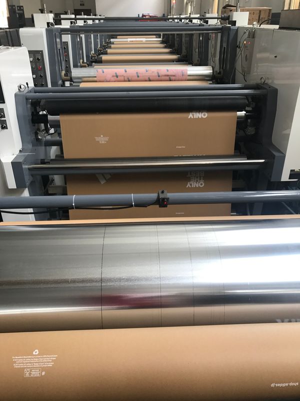 Máy in Flexographic High Speed Multicolor Hamburger Box với 1/8cp Gearing
