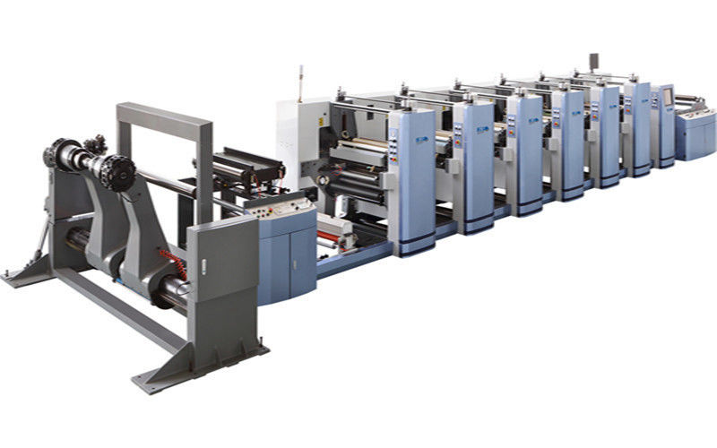 Máy in Flexo / máy in Flexographic với tốc độ in 150m / min và máy sấy UV IR