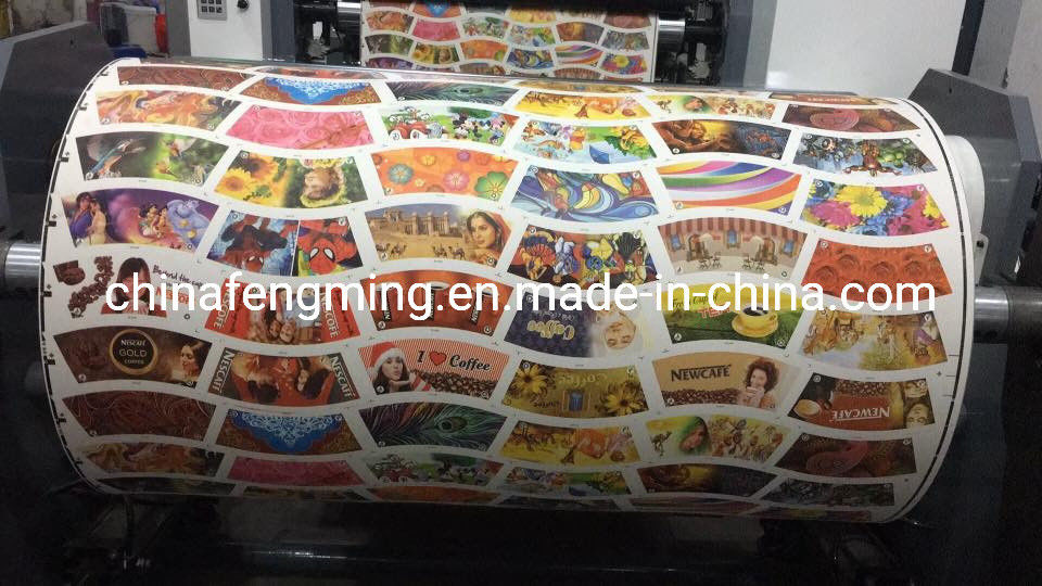 Tốc độ in 150m/min Tốc độ in máy in flexographic với cấu trúc loại đơn vị