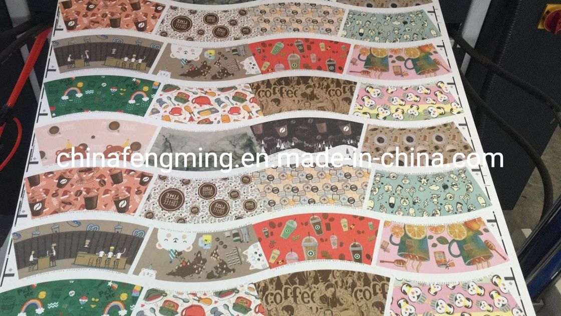 Tốc độ in 150m/min Tốc độ in máy in flexographic với cấu trúc loại đơn vị