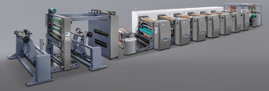 Máy in Flexo tốc độ cao loại hoa mực nước cho giấy 60-400GSM