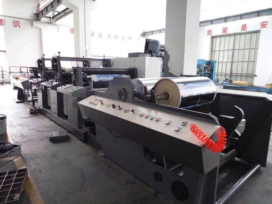 Cung cấp điện 380V 3pH 50Hz Fengming Sáu màu đơn vị loại giấy Flexo máy in