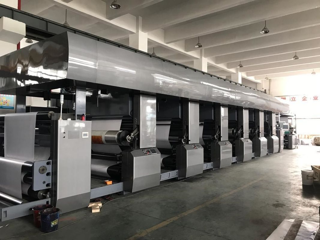 Máy in giấy bìa Flex với nguồn điện 380V 3pH 50Hz và 7 màu sắc