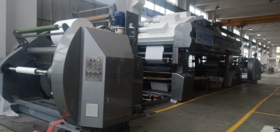 Không khí nóng IR làm khô máy tính điều khiển máy làm mỏng phim cho 1350mm Max. Web chiều rộng