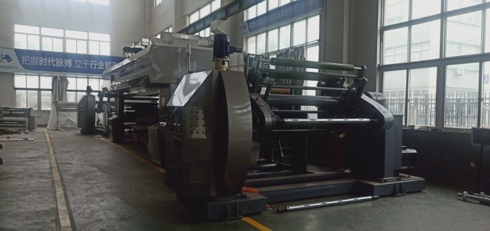 Không khí nóng IR làm khô máy tính điều khiển máy làm mỏng phim cho 1350mm Max. Web chiều rộng