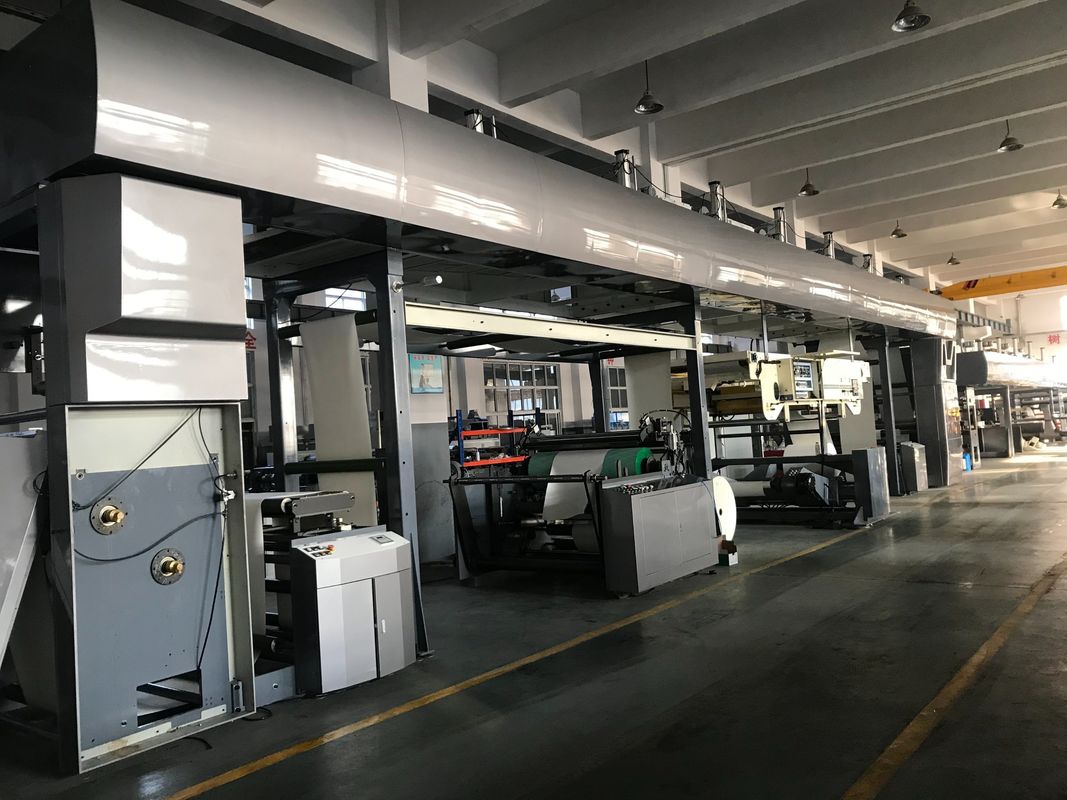 Máy phủ giấy liên kết không ngừng tốc độ cao cho loại giấy mỏng