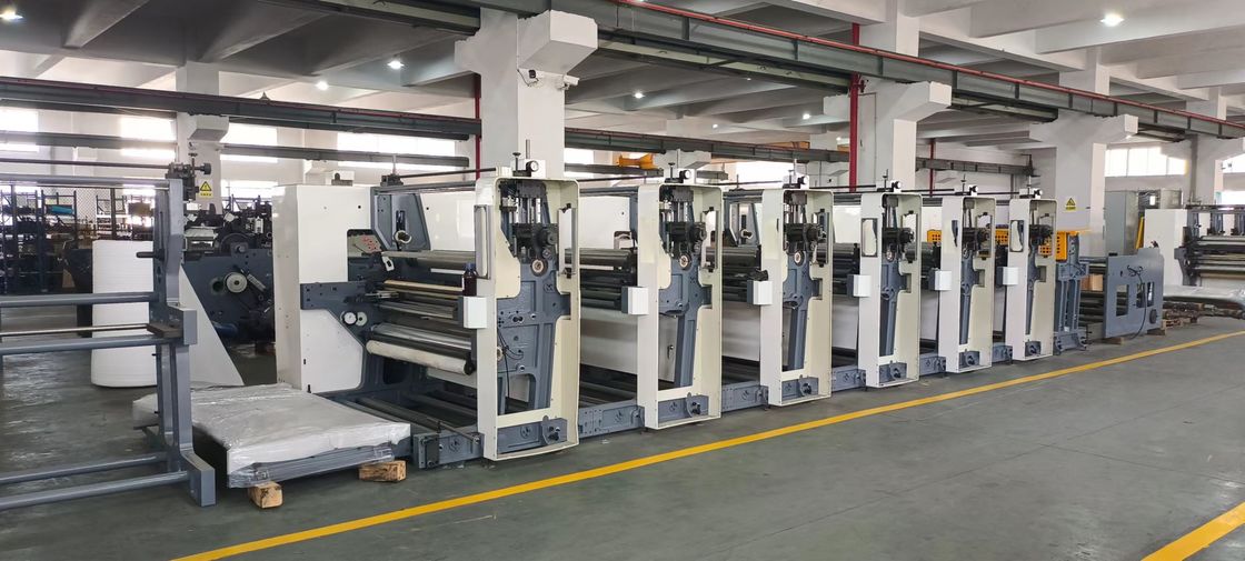 Máy in tự động hai động cơ servo điều khiển đơn vị loại máy in