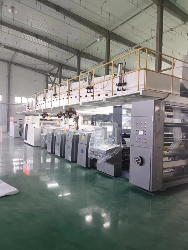 Tốc độ cơ học tối đa 150m/phút Bộ phận in Flexo cho cuộn giấy lớn Đường kính 1524mm