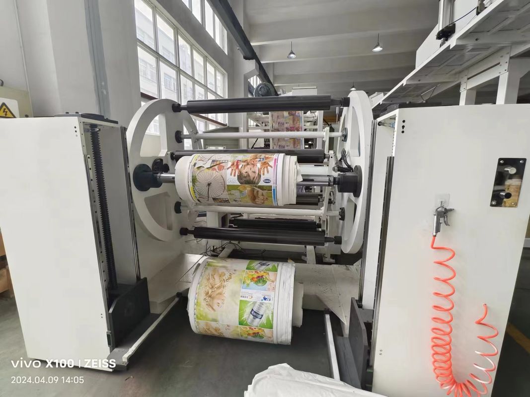Máy in Flexographic kiểu dọc Cascading cho giấy không dệt vật liệu