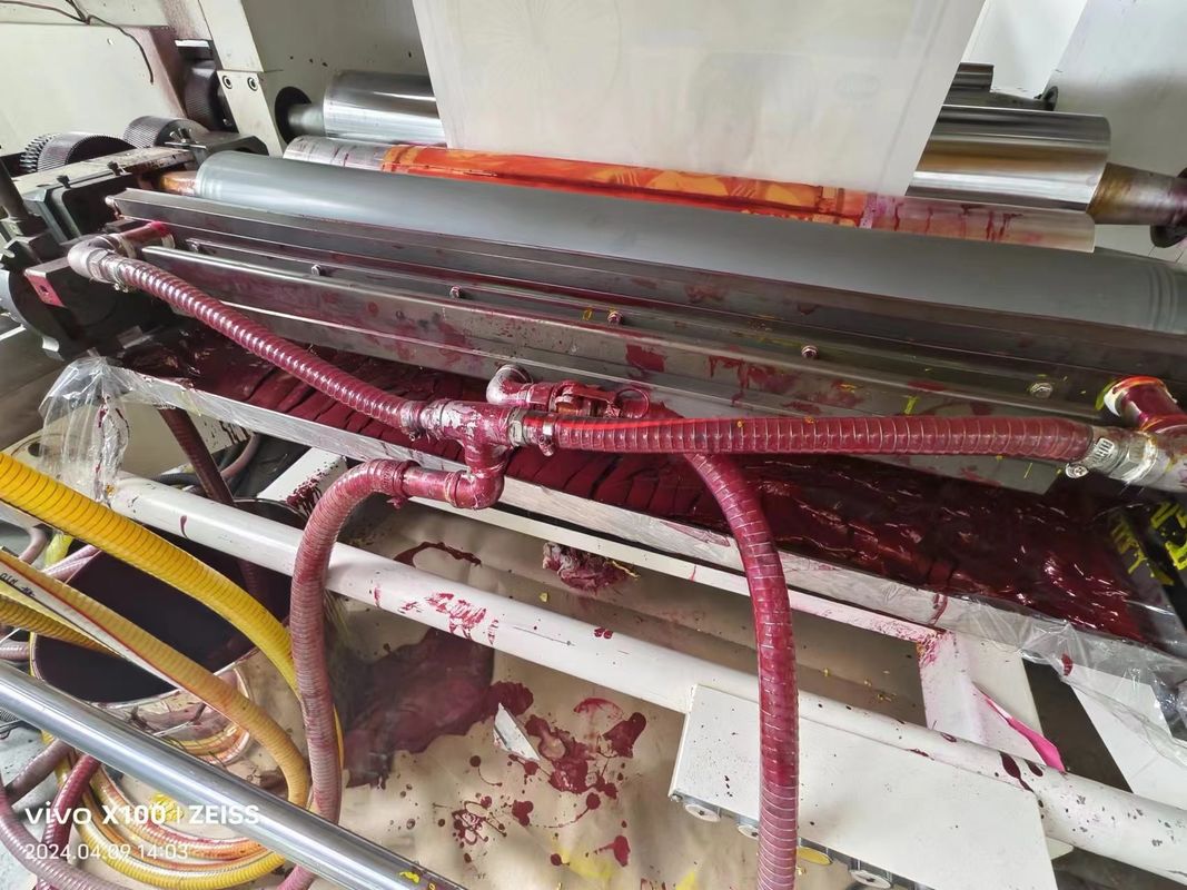 Máy in Flexographic kiểu dọc Cascading cho giấy không dệt vật liệu