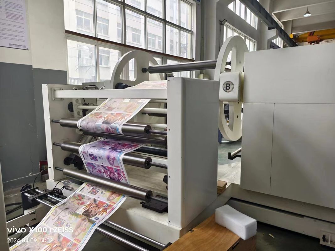 Máy in Flexographic kiểu dọc Cascading cho giấy không dệt vật liệu