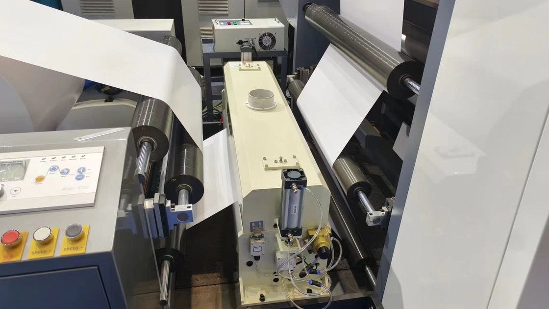 Máy in Flexo tốc độ cao loại tay áo với hệ thống servo drive và máy sấy IR