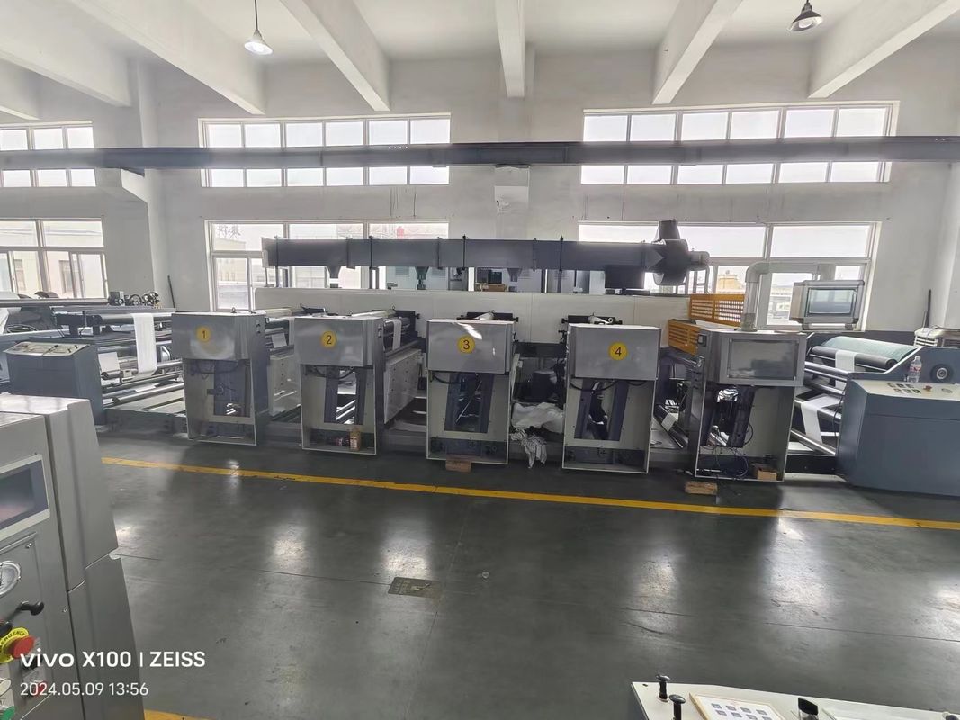 Máy in Flexo loại đơn vị với chức năng ghi nhớ vị trí tự động