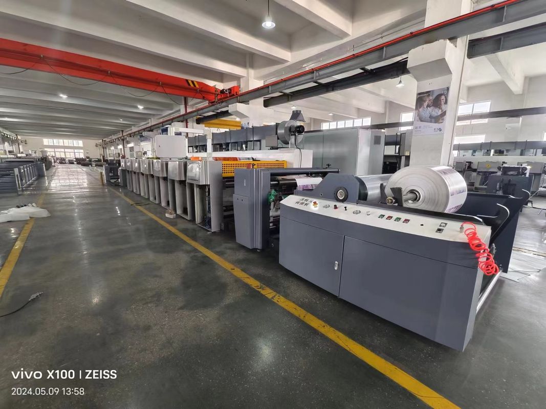 Máy in Flexo loại đơn vị với chức năng ghi nhớ vị trí tự động
