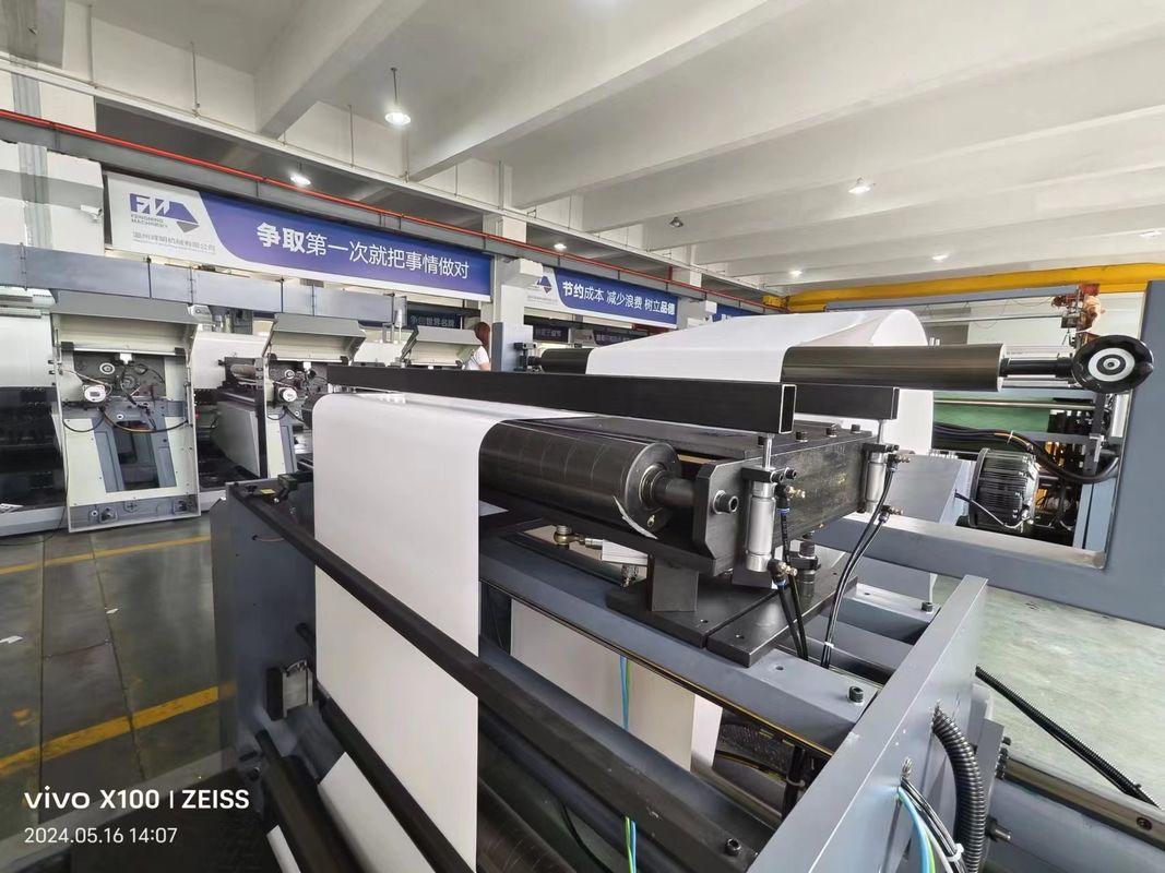 Máy in Flexo tốc độ cao 4 màu Roll To Roll Flexographic Printing Machine Flexographic Printer