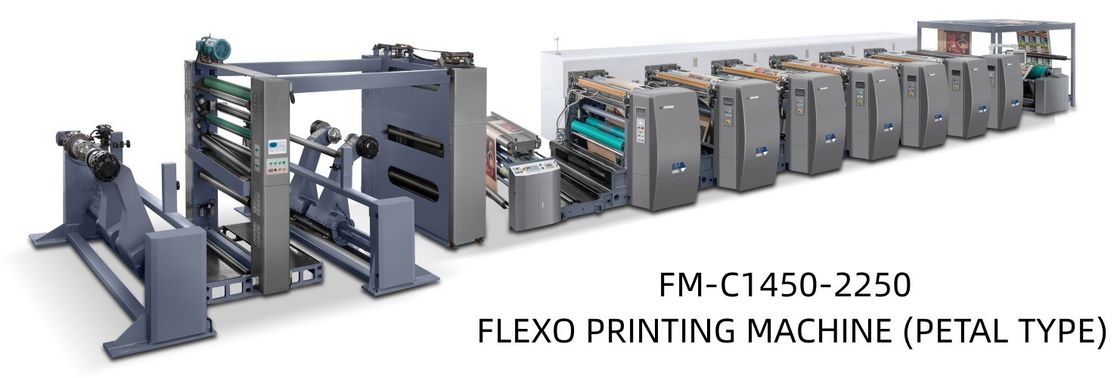 Máy in cao cấp đa chức năng tự động tốc độ cao 2 4 6 màu Label Flexo cho cuộn To Roll