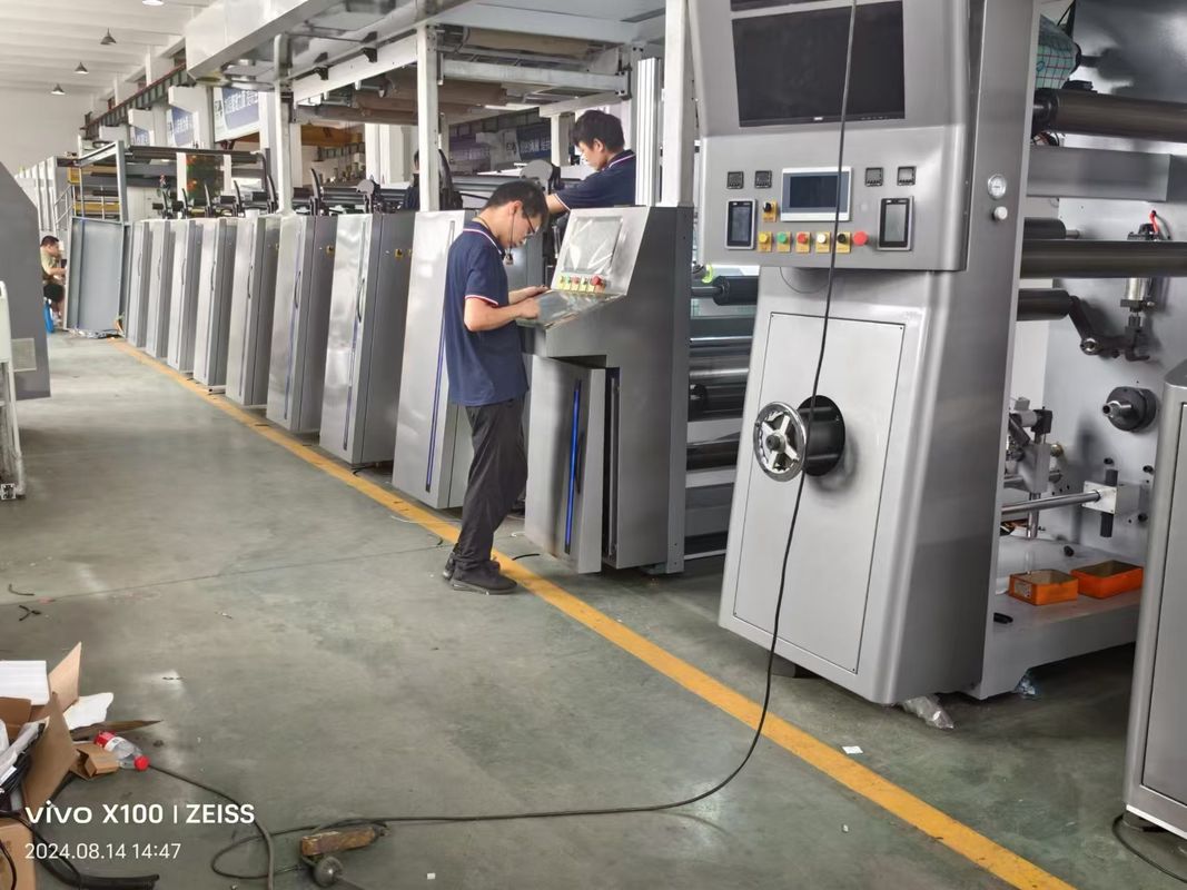 Máy in Flexo tự động Máy in Flexo loại đơn vị nhãn nhựa và giấy Màu sắc