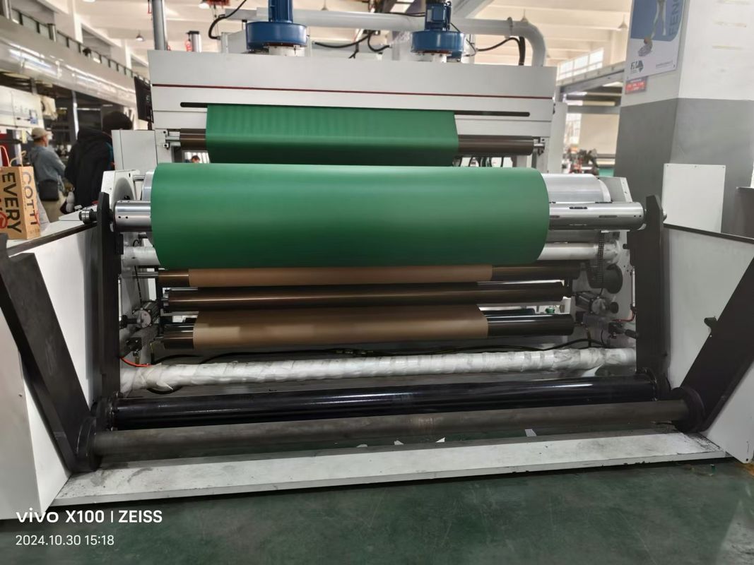 2.5m chiều rộng chính xác đăng ký màu sắc Cascading Flexo máy in với 6m lò sưởi ấm