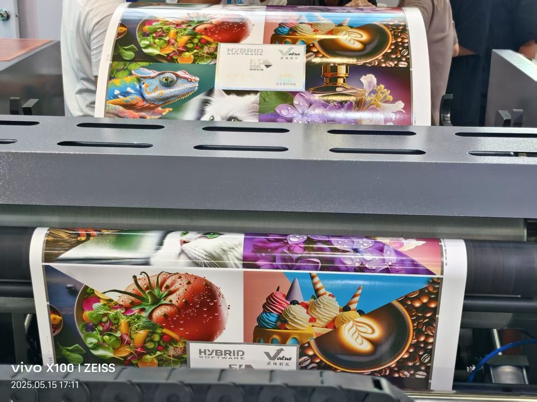 Máy in tự động tốc độ cao 6 màu UV Flexo Máy in loại đơn vị cánh hoa Flexographic
