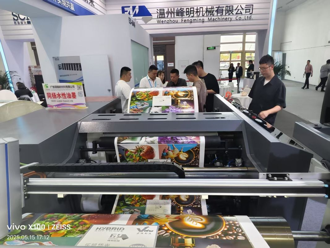 Tự động chất lượng cao cuộn để cuộn loại cánh hoa Full Servo Model Flexo trong dòng máy in