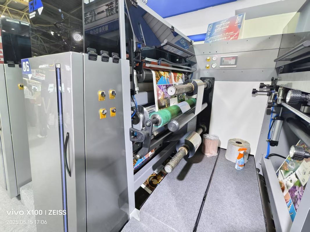 Máy in flexo tự động tốc độ cao 4 6 8 màu cho túi giấy, bộ cánh hoa