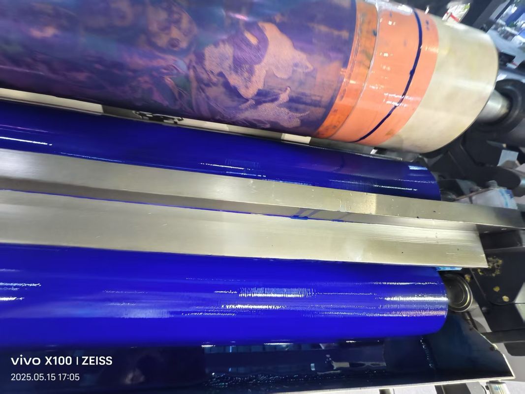 Máy in tự động tốc độ cao 6 màu UV Flexo Máy in loại đơn vị cánh hoa Flexographic