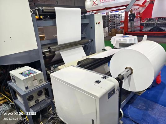 Máy in Flexo loại tay áo với bộ điều khiển phanh bột từ tính tự động