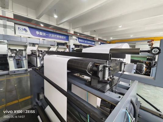 Máy in cao tốc độ nhiều màu rộng Web Roll To Roll Flexo cho giấy, phim, túi nhựa, không dệt