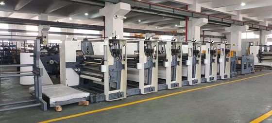 Máy in Flexographic 4 màu Flexo Press Máy in nhãn cho cốc giấy